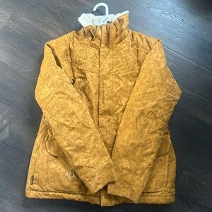 Burton Women’s Small Arctic Capital Jacket Helsinki Gold Snowboard Ski Jacket